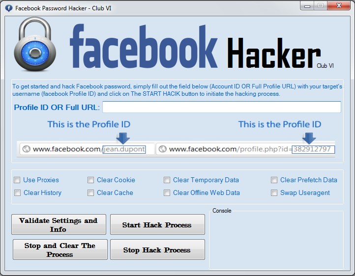 Facebook hacking software free download